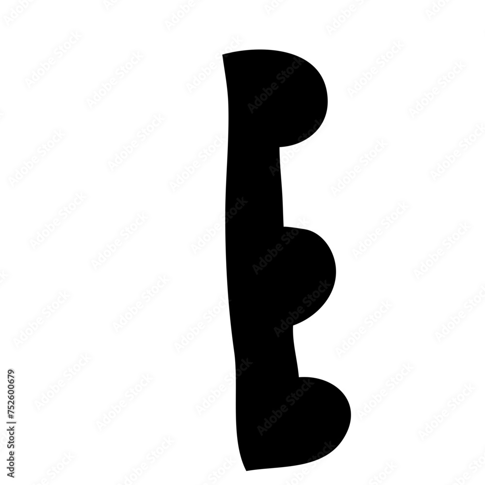 Abstract Simple Doodle Graphic Element