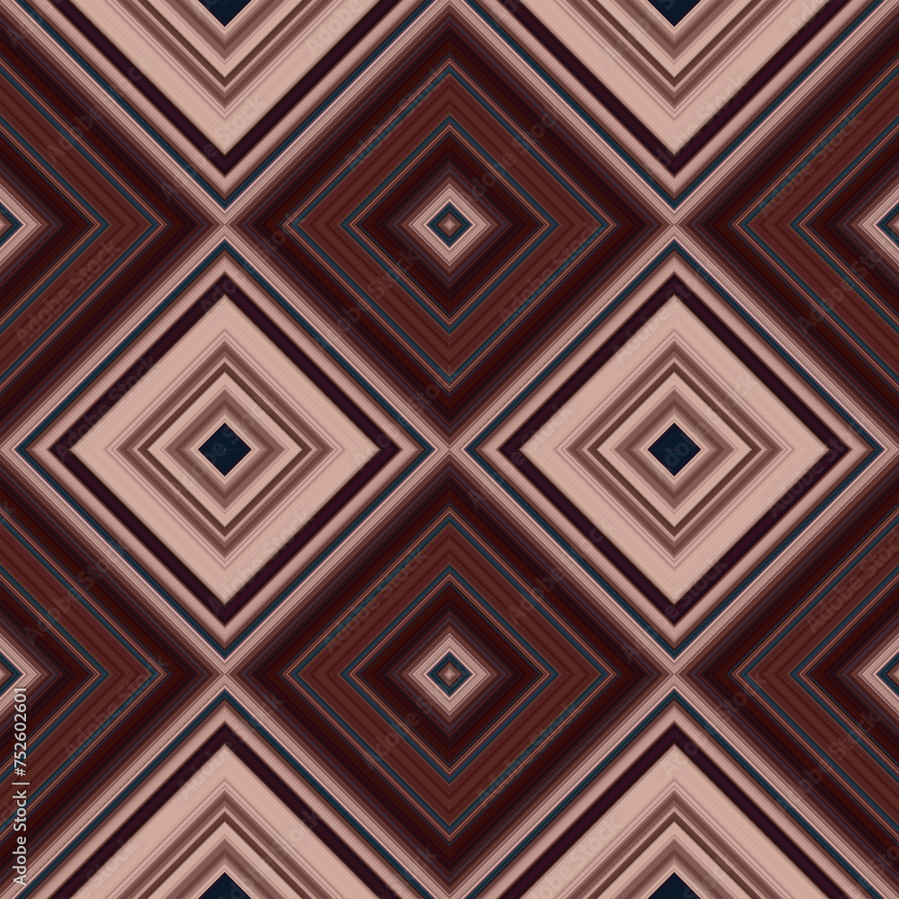 Rhombus and square seamless pattern. The pattern is colored diagonal lines Rhombus and square seamless pattern. The pattern is colored diagonal lines
