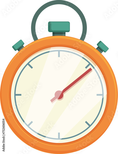 Runner stopwatch icon cartoon vector. Race counter step. Item success run