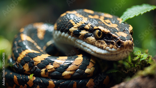 close up snake photo