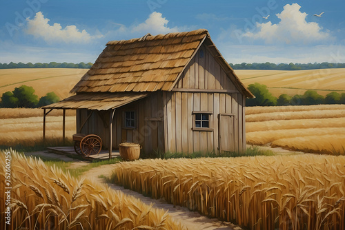 barn in the field