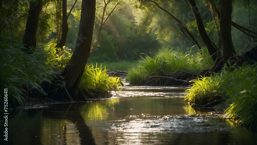 river in the forest