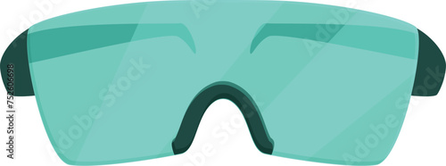 Sport runner glasses icon cartoon vector. Gym fitness. Sport clothes workout