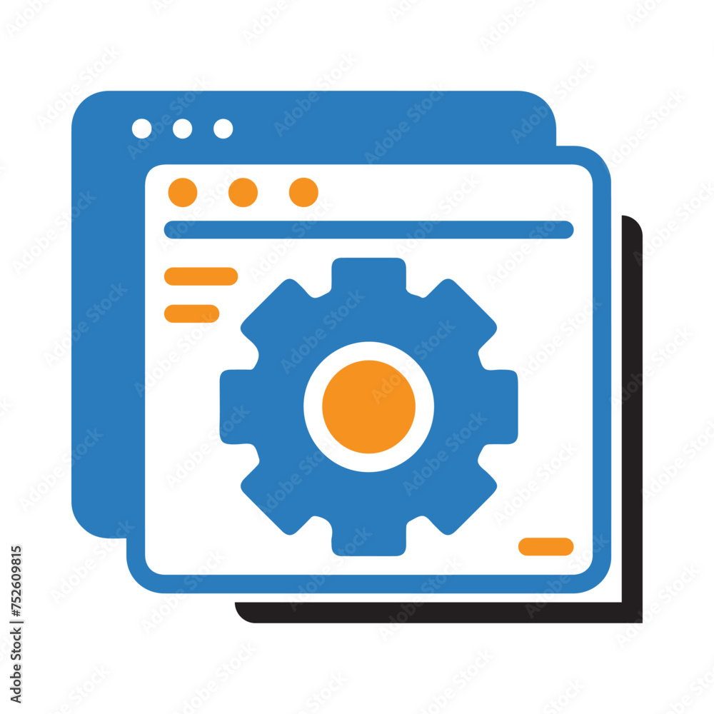 Application, infographic, website, web, gear, setting, web infographic icon Application, infographic, website, web, gear, setting, web infographic icon