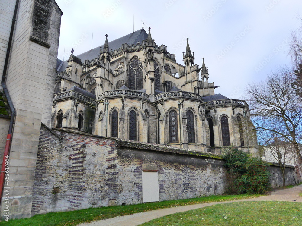 Eglise à Troyes en hiver