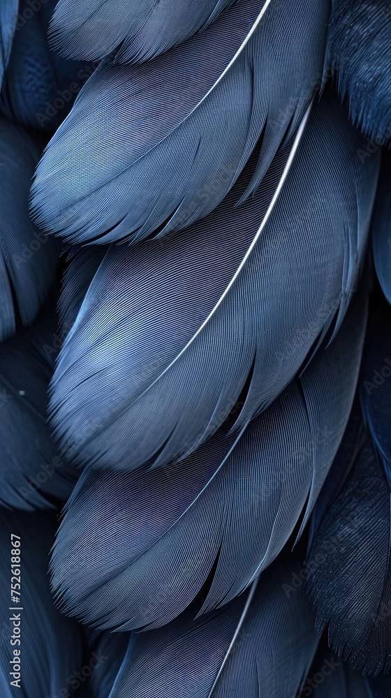 Obraz premium background of black and blue feathers, bird, magpie, crow, banner, space for text, abstract pattern, nature, plumage, animals, wing, flight, wallpaper, illustration, art, ornithology, fashion