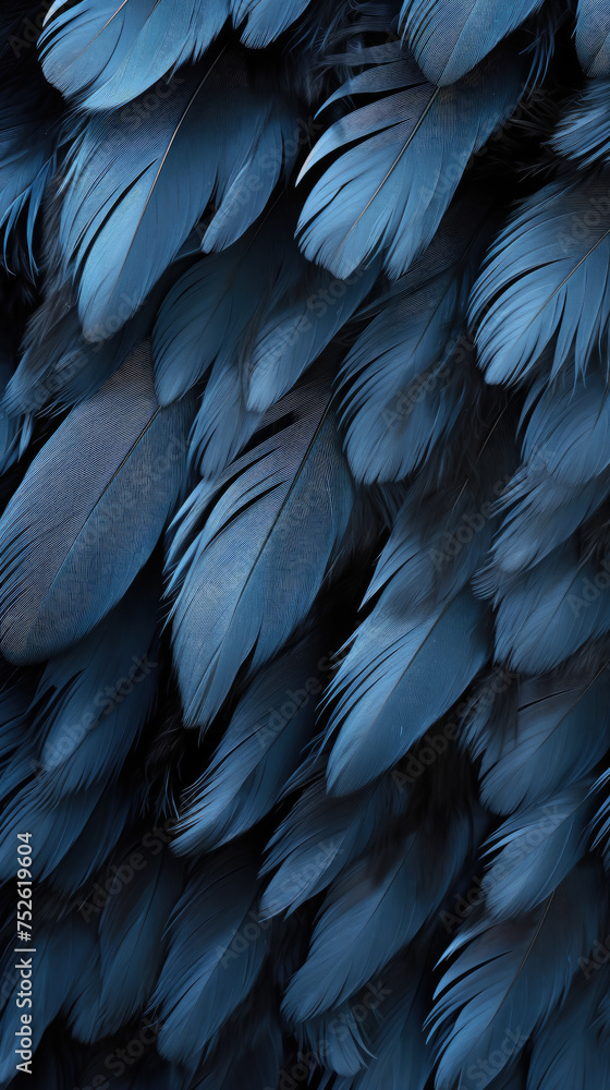Fototapeta premium background of black feathers, bird, magpie, crow, banner, space for text, abstract pattern, nature, plumage, animals, wing, flight, wallpaper, illustration, art, ornithology, fashion