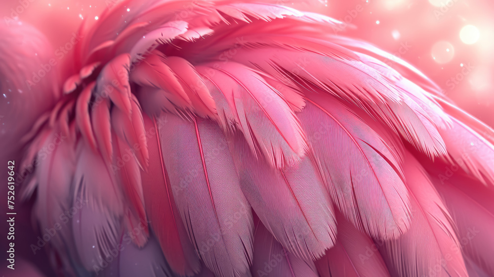 background of pink feathers, bird, flamingo, parrot, banner, space for text, abstract pattern, nature, plumage, animals, wing, flight, wallpaper, illustration, art, ornithology, fashion background of pink feathers, bird, flamingo, parrot, banner, space for text, abstract pattern, nature, plumage, animals, wing, flight, wallpaper, illustration, art, ornithology, fashion
