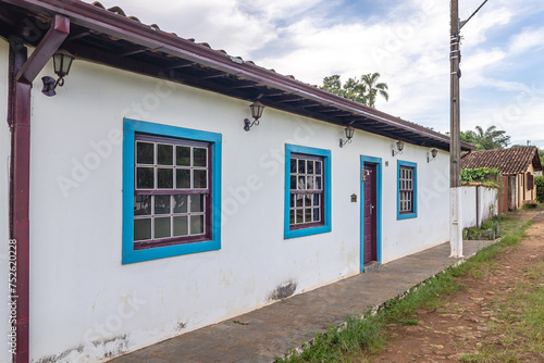 casa histórica no distrito de Brumal, cidade de Santa Bárbara, Estado de Minas Gerais, Brasil