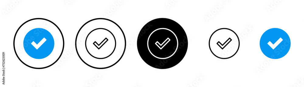 verified icon vector isolated on white background. verification check mark. approved icon verified icon vector isolated on white background. verification check mark. approved icon
