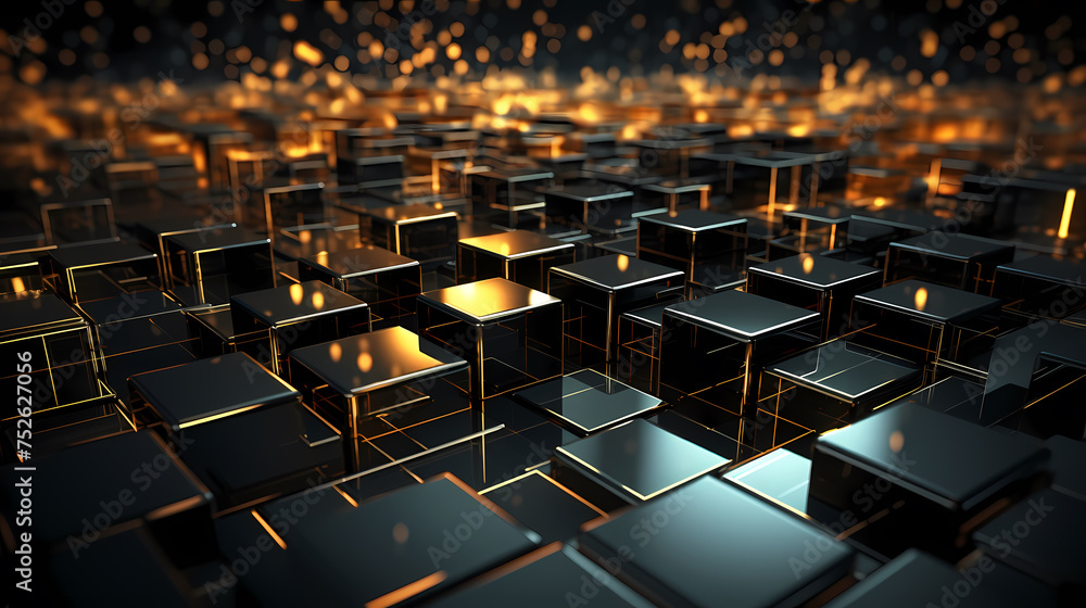 Abstract geometric shapes, conceptual image of luxury and success Abstract geometric shapes, conceptual image of luxury and success