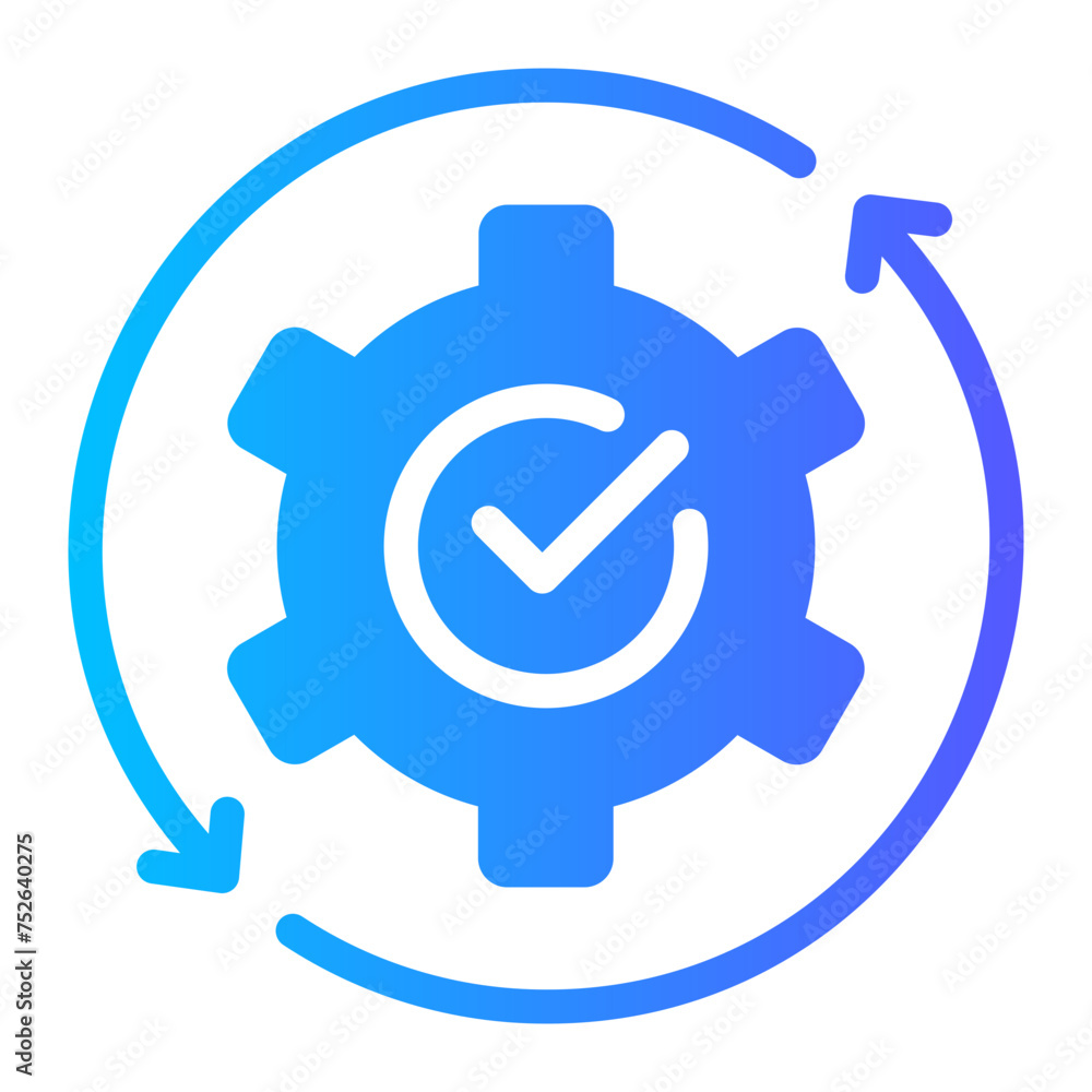 management gradient icon