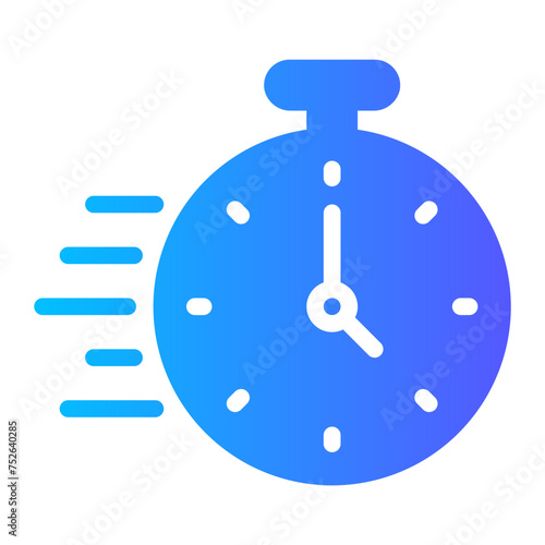timing gradient icon