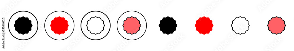 Badge icon vector illustration. Awards icon vector. Achieve sign and symbols Badge icon vector illustration. Awards icon vector. Achieve sign and symbols