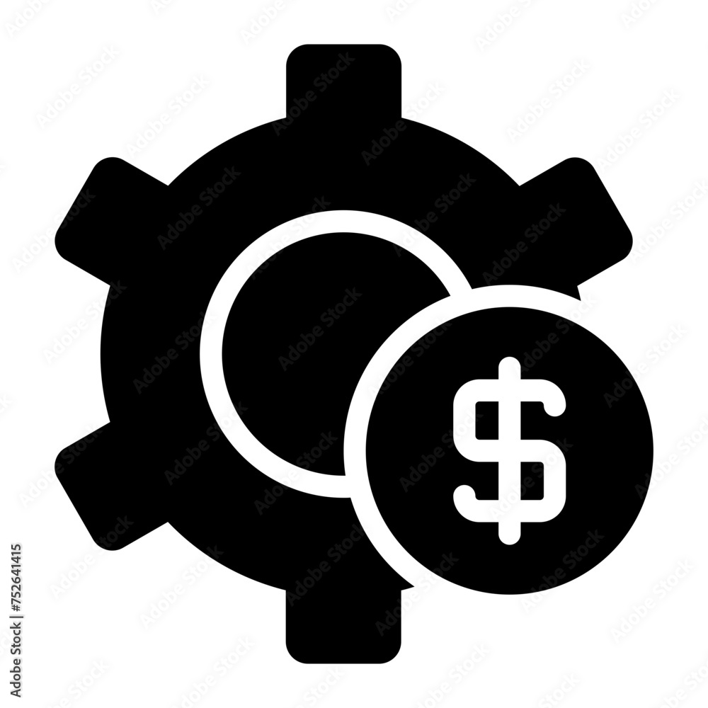 cost effectiveness glyph icon cost effectiveness glyph icon