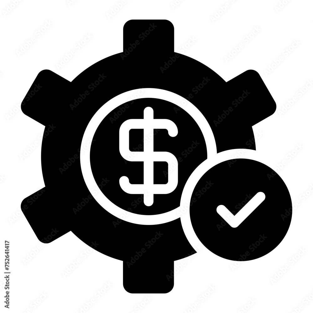 cost effectiveness glyph icon cost effectiveness glyph icon