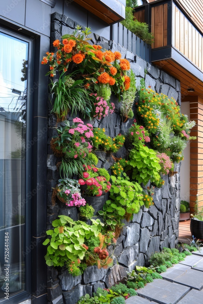 Discover space-saving vertical garden tips in urban settings, offering lush greenery and inspiring education visually.