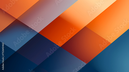 Gradient geometric shapes, abstract background