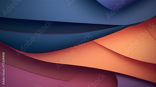 Gradient geometric shapes, abstract background