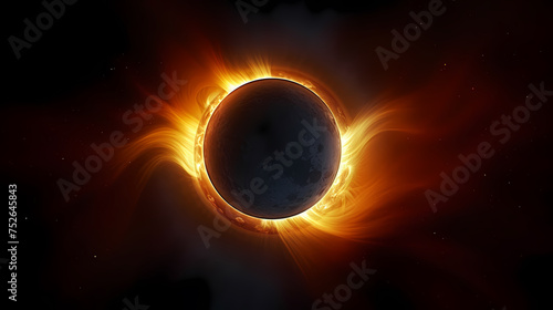 A solar eclipse creates a stunning celestial event that showcases the spectacular phenomena of the universe