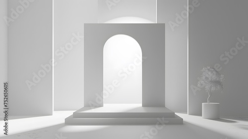 lightbox on white background