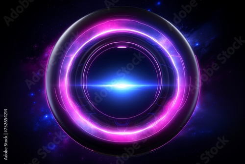 Abstract colorful galaxy wallpaper,black hole,abstract neon light