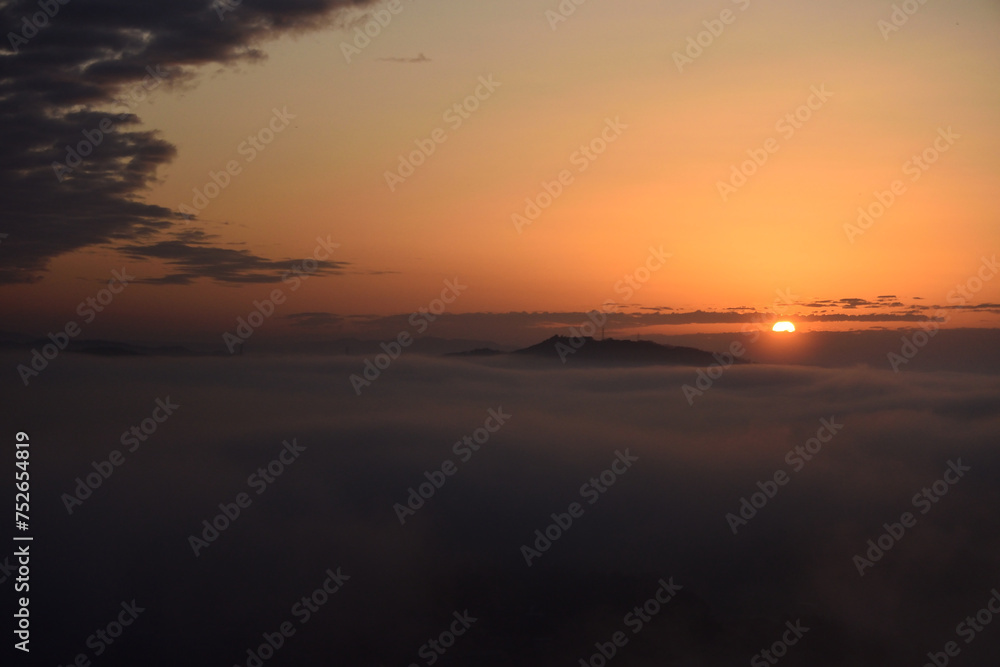 Sea of clouds in early morning Sea of clouds in early morning