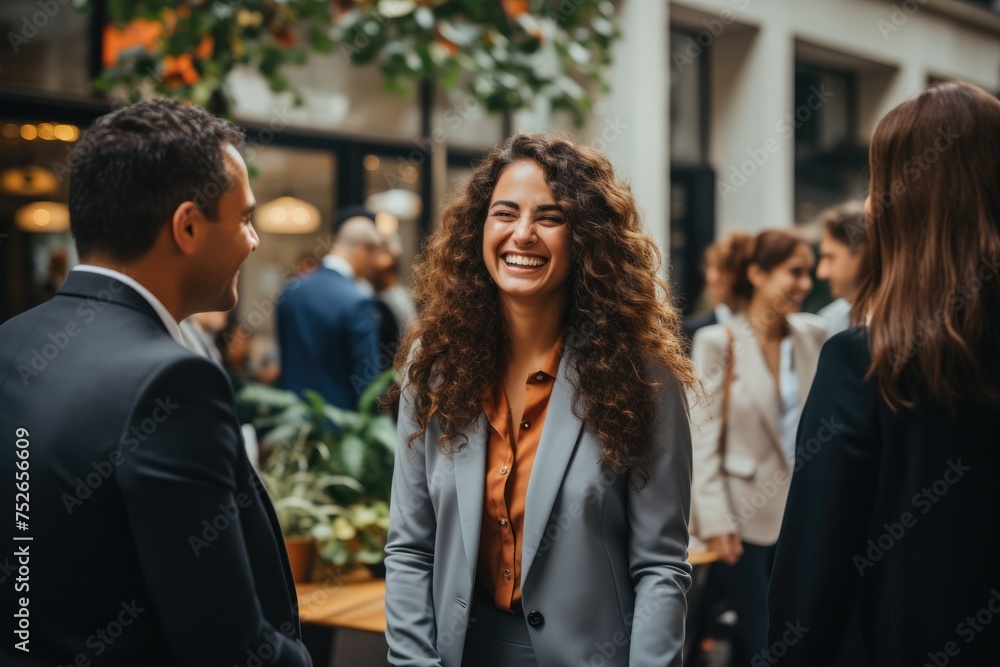 Young black business woman smiling outdoor Young black business woman smiling outdoor