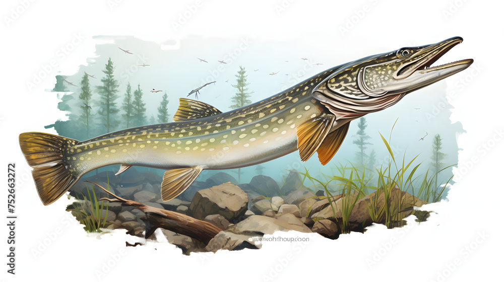 Obraz premium Northern Pike