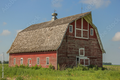 Obraz na plátně large red barn