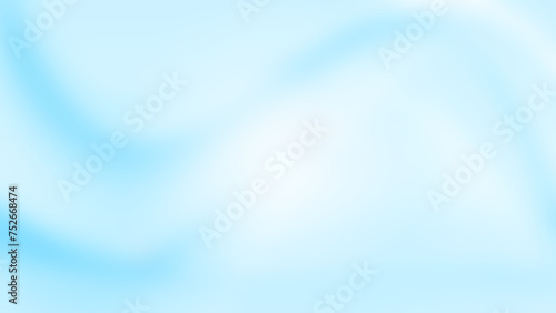 Abstract backdrop bright blue sky and clouds light blue blurred background. With copy space. 