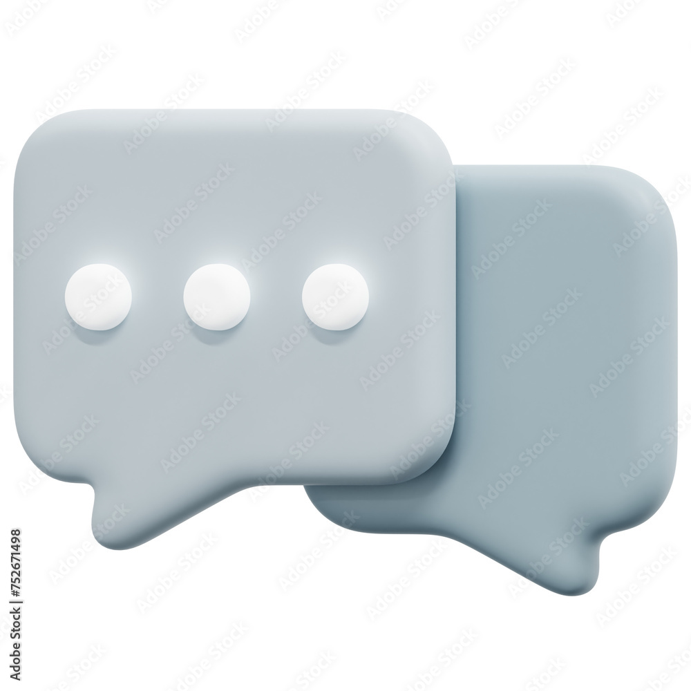 speech 3d render icon illustration speech 3d render icon illustration