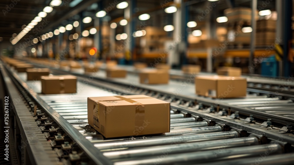 Products transition seamlessly from production to distribution on the factory floor. Generative AI. Products transition seamlessly from production to distribution on the factory floor. Generative AI.