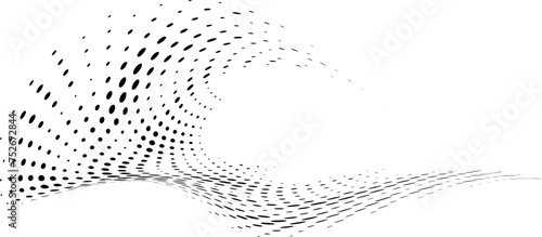 Ruffled, with an inner heart, polka dot halftone element. For borders, logos, trademarks. Space for copying text. Vector.