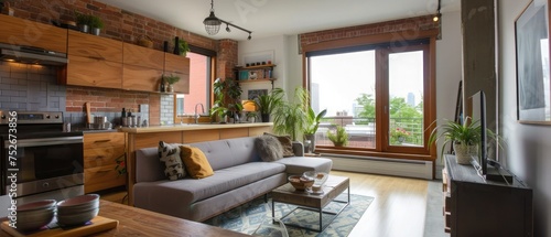 Small modern apartment in Montreal, Canada