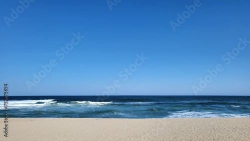 a quiet winter sea wave