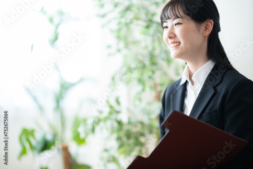 Fotografie 笑顔の女性のポートレート