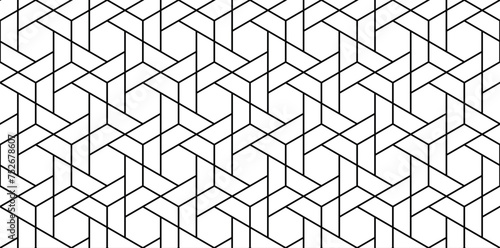Illustration featuring trapezoid, hexagon, and triangle shapes in a simple contemporary texture. Suitable for prints and digital backdrop material, widely applicable for various mapping ideas. photo