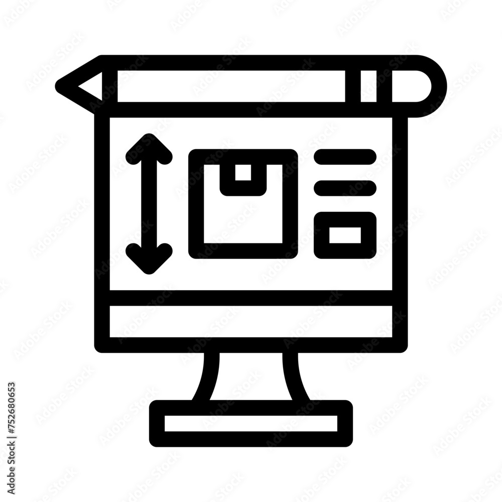 product design line icon product design line icon