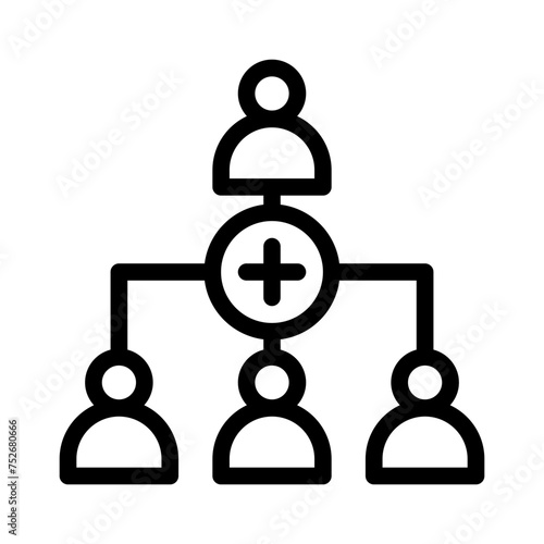 new employee line icon