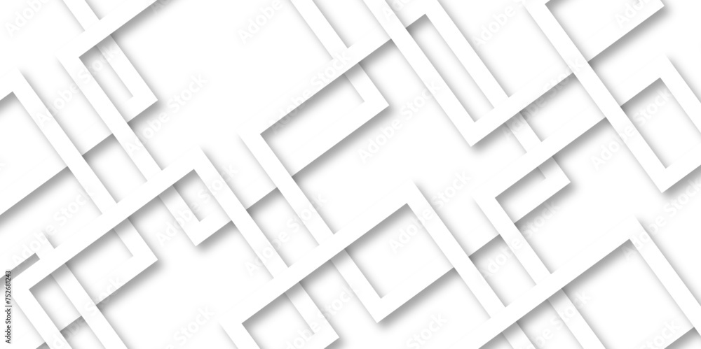 Vector abstract lines white square triangle wave technology minimal creative lined digital Shapes. abstract modern white and grey gradient color geometric line pattern background for website banner.