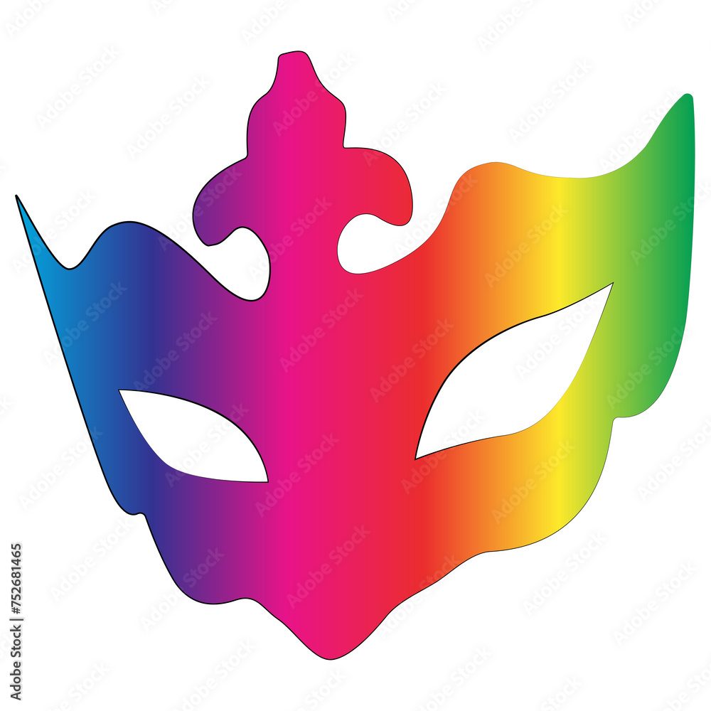 carnival mask isolated on white carnival mask isolated on white