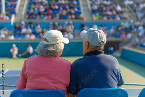 Pensioners in caps find solace and joy spending weekends at stadium. Each match offers new source of inspiration and admiration for old couple