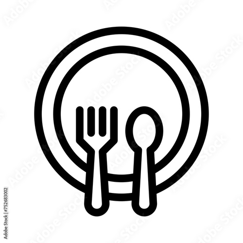 dining line icon