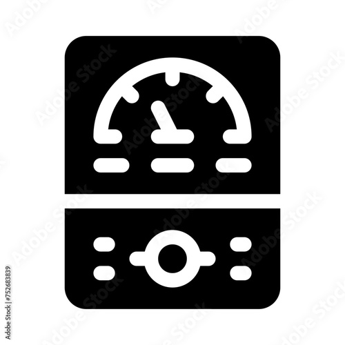 ammeter glyph icon