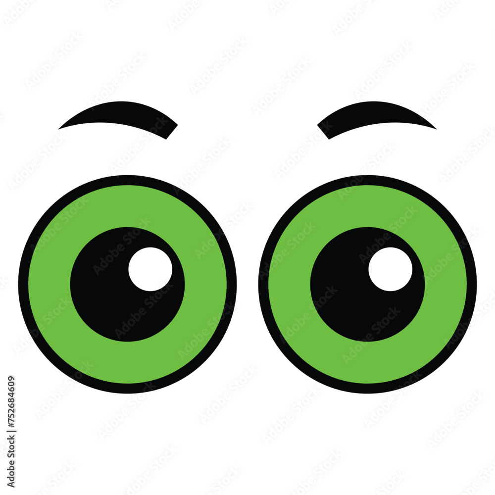 Cartoon eyes icon design, illustration design Cartoon eyes icon design, illustration design
