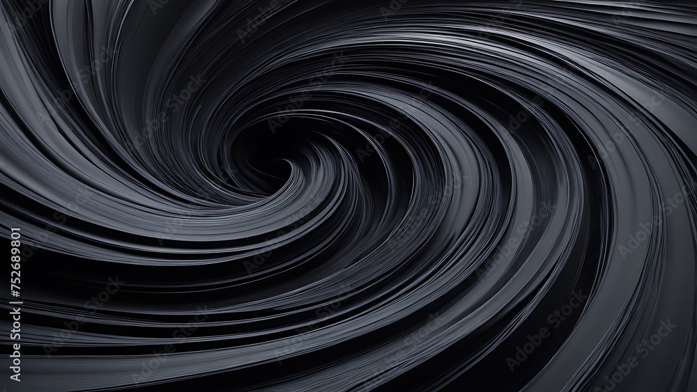 Abstract swirling pattern in monochrome creating a hypnotic vortex effect. Abstract swirling pattern in monochrome creating a hypnotic vortex effect.