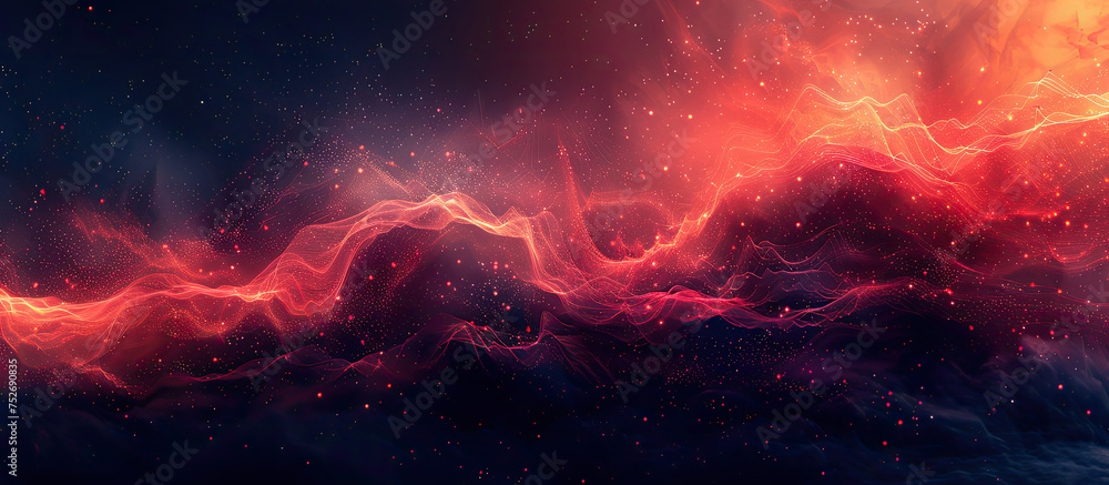 Abstract smoke background for graphics use. Created with Ai - obrazy, fototapety, plakaty 