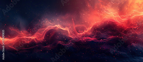 Abstract smoke background for graphics use. Created with Ai photo