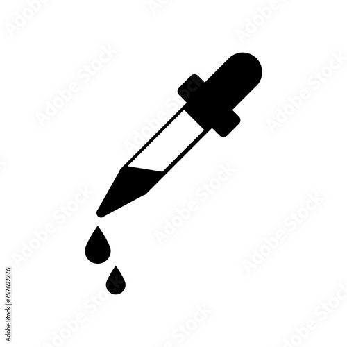 dropper glyphs icon simple flat trendy style vector illustration on white background..eps